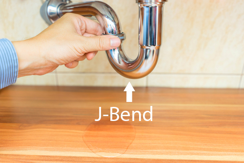 Illustration of a J-bend