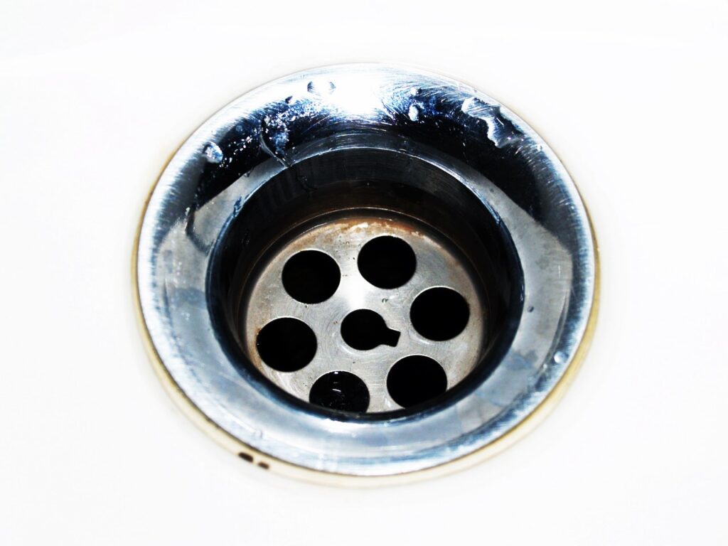 A sink drain